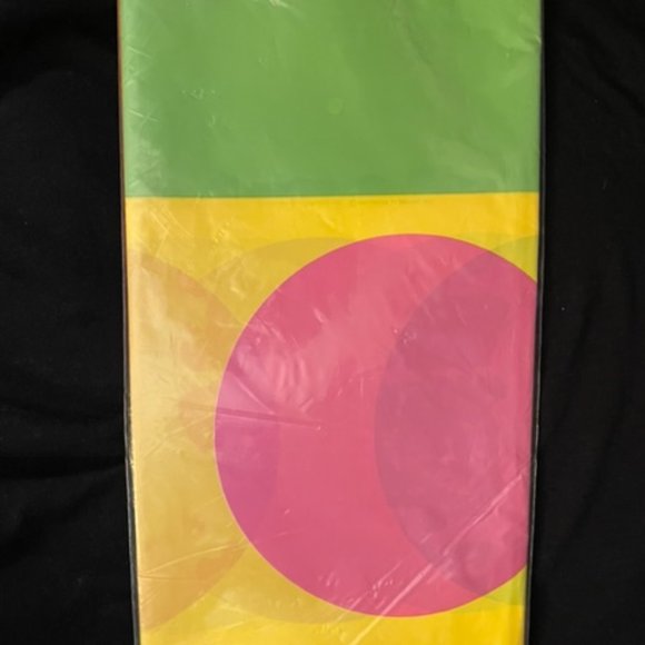 Lot of 2 Party Express Hallmark Vinyl Tablecloth 54"X102" Birthday Fun Dots. NEW - Picture 3 of 8